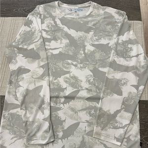 Mojo flats camo long sleeve fishing shirt